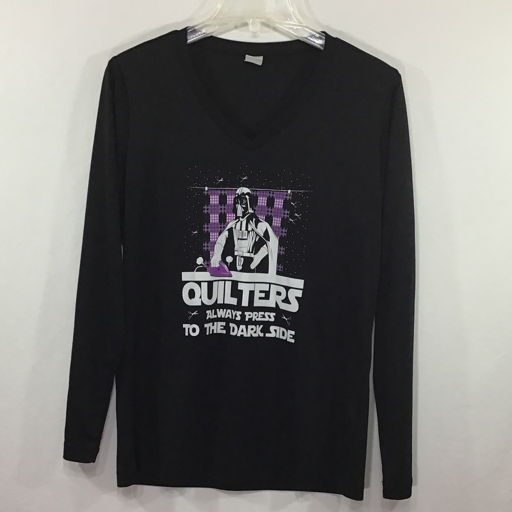 Sport Tek “Darth Vader” V-Neck Long Sleeves Top